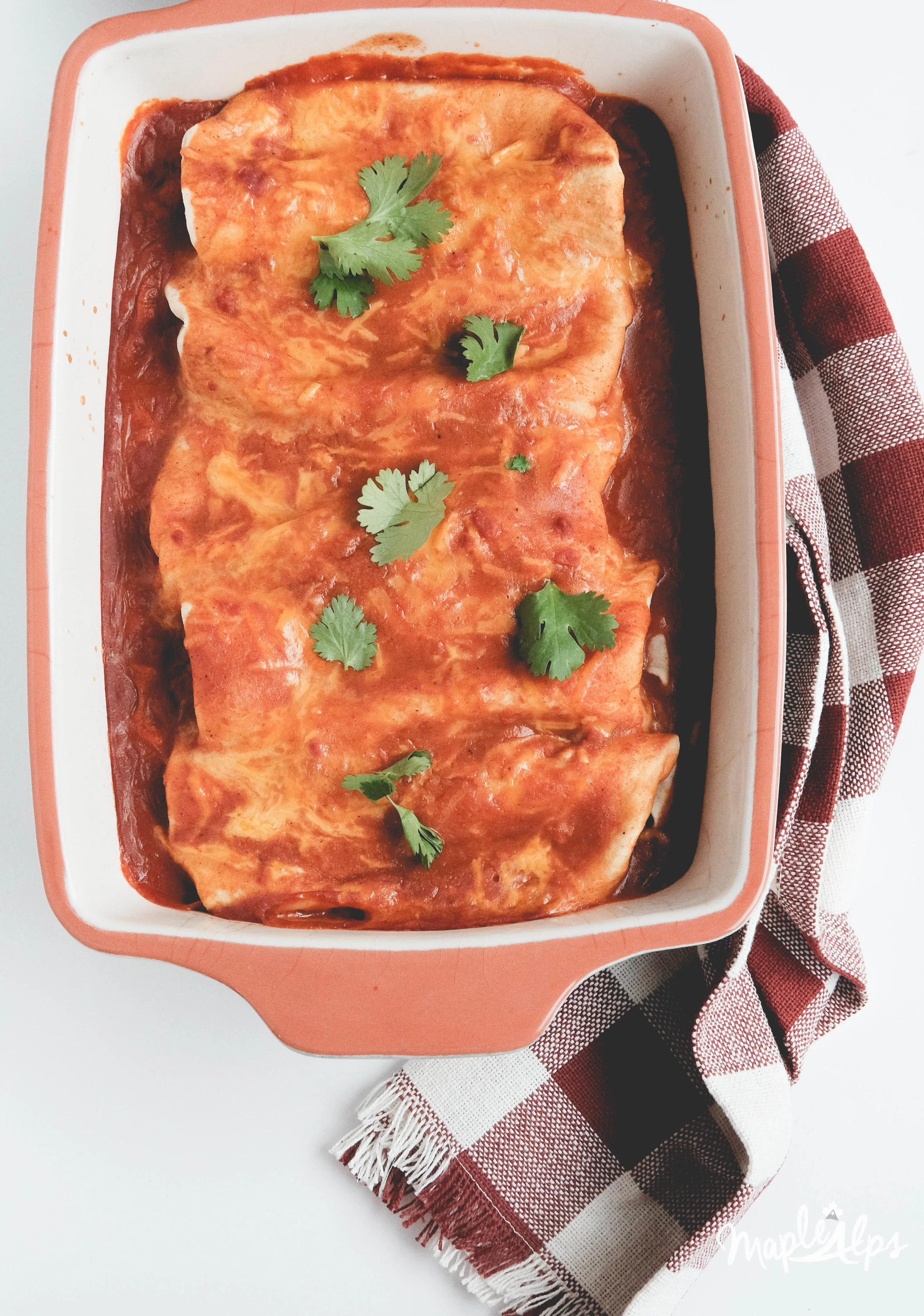 Spinach Black Bean Enchiladas Vegan Maple Alps